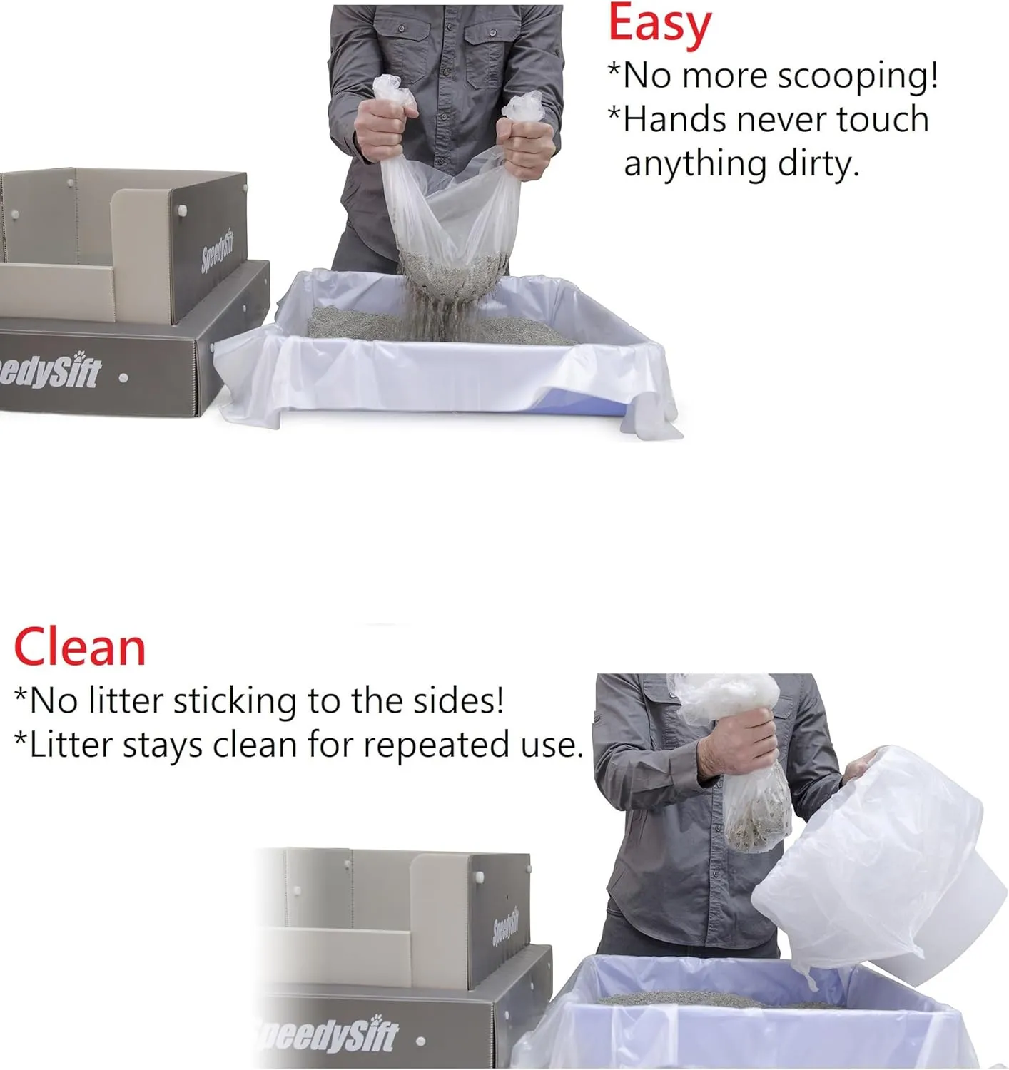 Standard Sifting Liner Refills, 35”x31”, 12 Pack (168 Counts)