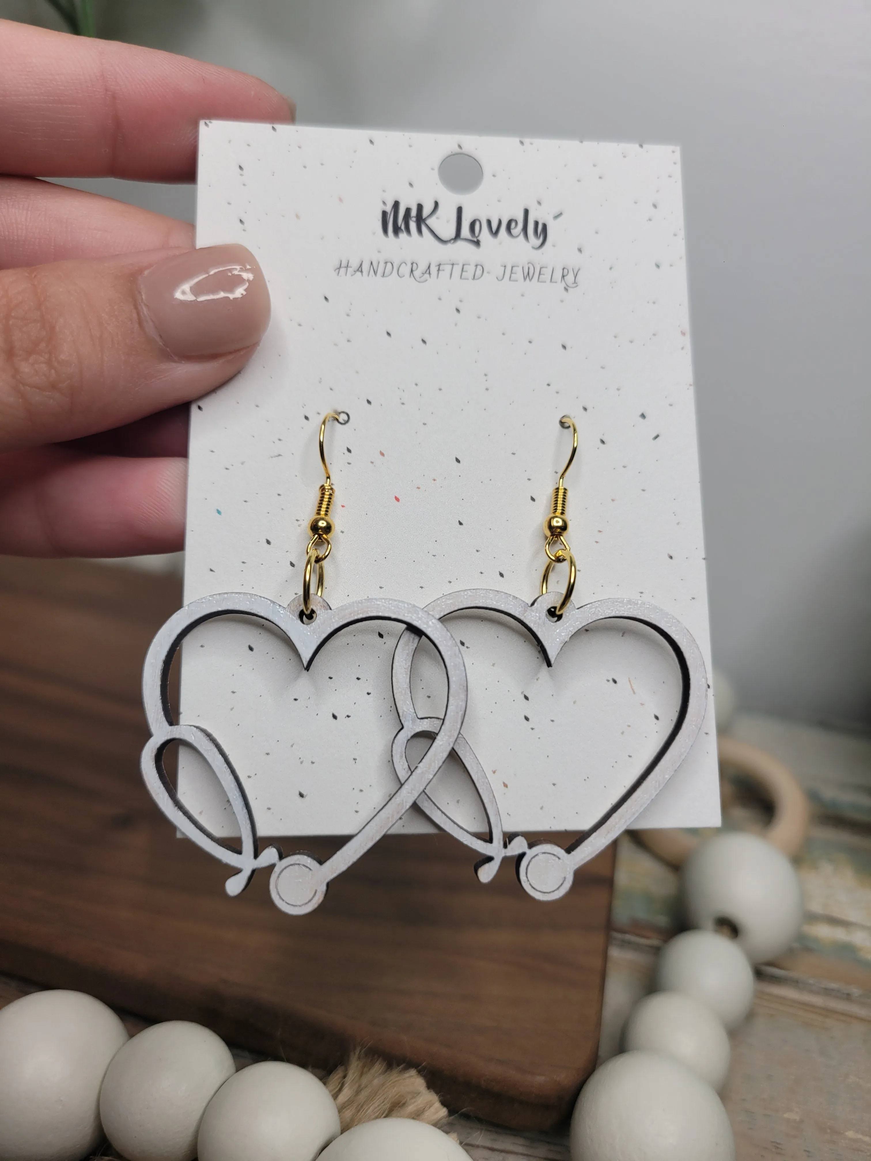 Stethoscope Wooden Dangles