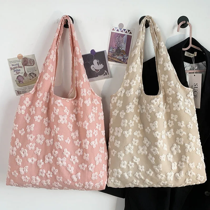 Summer Simple Fairy Flower Laced Portable Bags