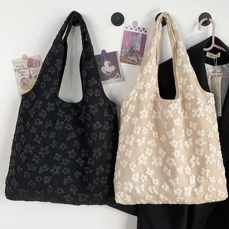Summer Simple Fairy Flower Laced Portable Bags