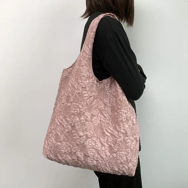 Summer Simple Fairy Flower Laced Portable Bags