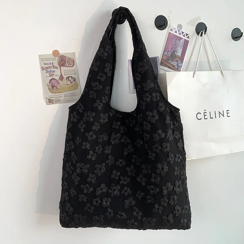 Summer Simple Fairy Flower Laced Portable Bags