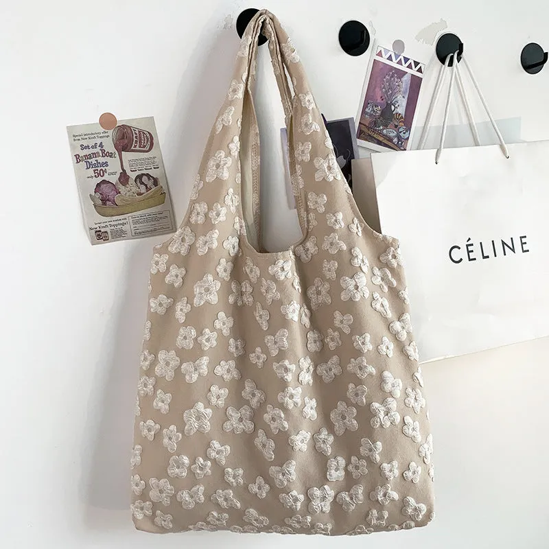 Summer Simple Fairy Flower Laced Portable Bags
