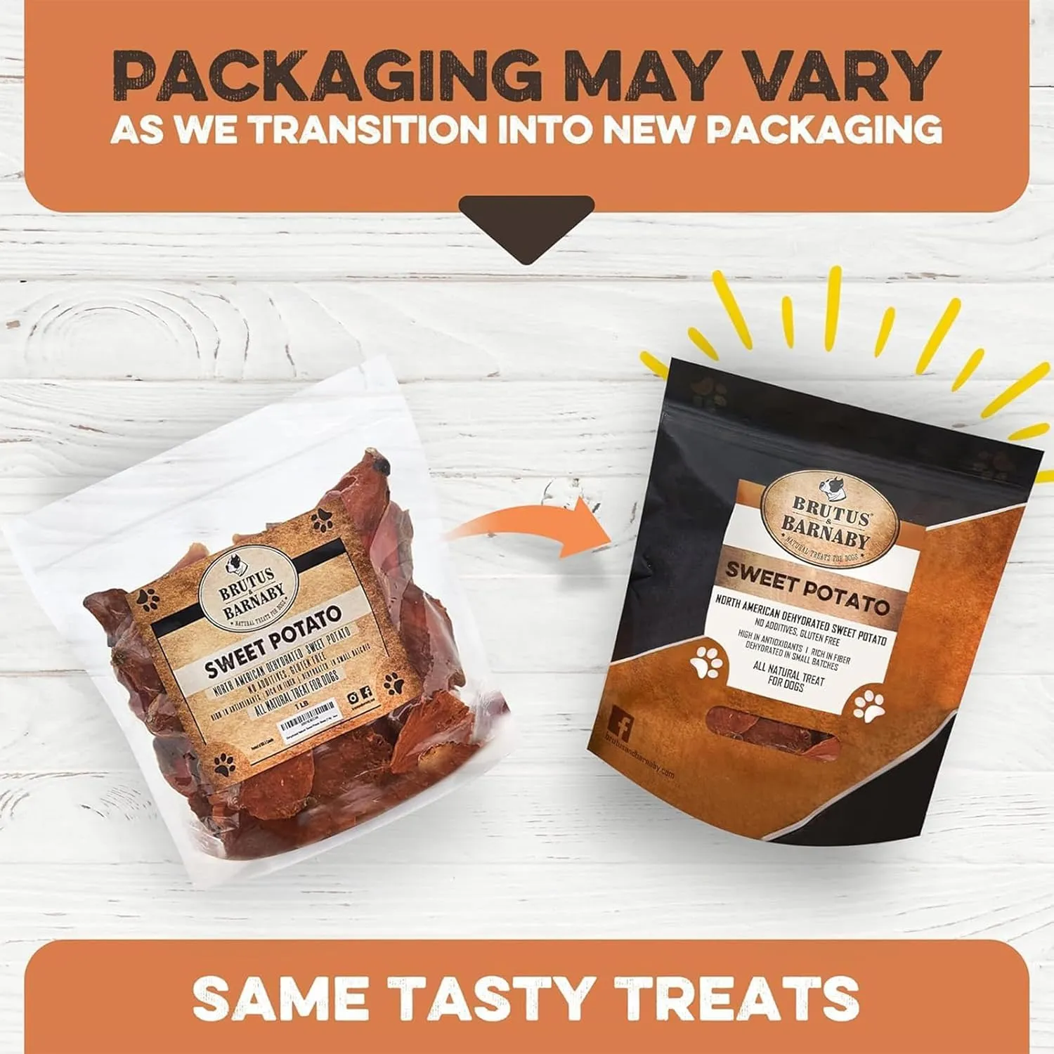 Sweet Potato Slices For Dogs - Single Ingredient Grain Free Dog Treats, Best High Anti-Oxidant Healthy 100% Natural Thick Cut Dried Sweet Potato Dog Treats With No Added Preservatives (14oz)