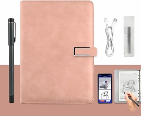 Syncify Digital Sketchbook, A5, Pink, Bluetooth Connect for Smartphone, Offline Storage