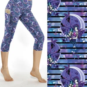 Tattooed Tooth Fairy Capri Leggings