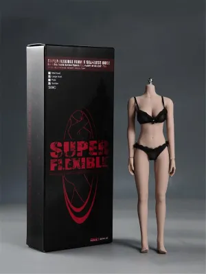 TBLeague 1/6 Scale Female Body,12 inches Super Flexible Seamless Action Figures Realistic Full Silicone Body with Stainless Steel Skeleton Collectable Figure Dolls