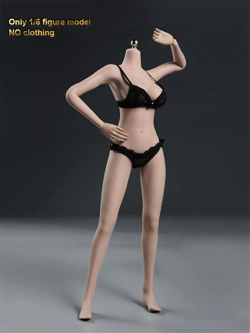 TBLeague 1/6 Scale Female Body,12 inches Super Flexible Seamless Action Figures Realistic Full Silicone Body with Stainless Steel Skeleton Collectable Figure Dolls
