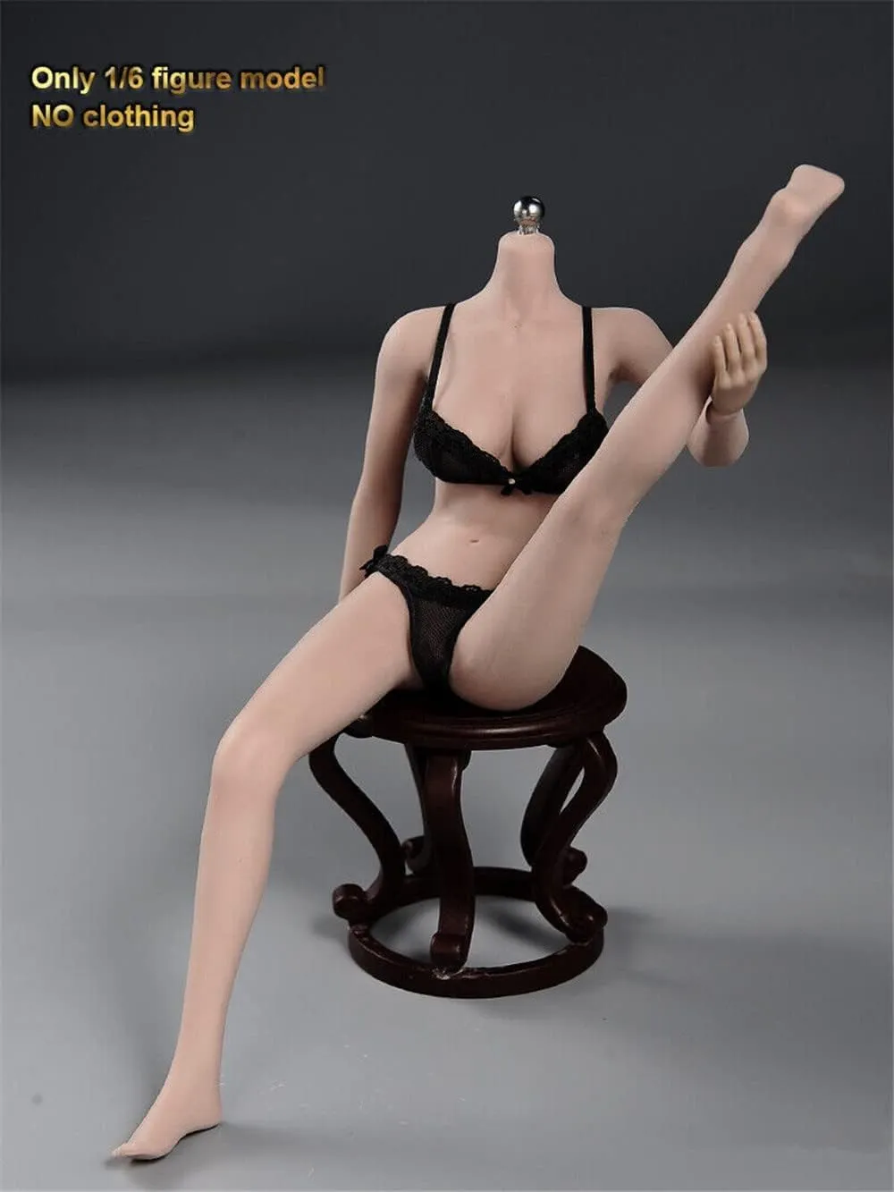 TBLeague 1/6 Scale Female Body,12 inches Super Flexible Seamless Action Figures Realistic Full Silicone Body with Stainless Steel Skeleton Collectable Figure Dolls