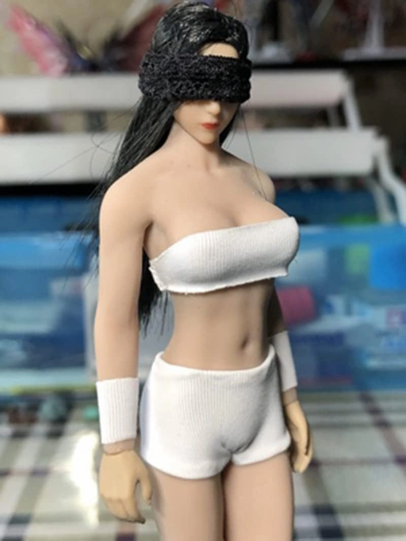 TBLeague 1/12th Scale Super-Flexible Female Seamless Body Dolls for Arts Drawings Photography Action Figures Full Set (T01B Suntan Skin 6inches Female Action Figure)