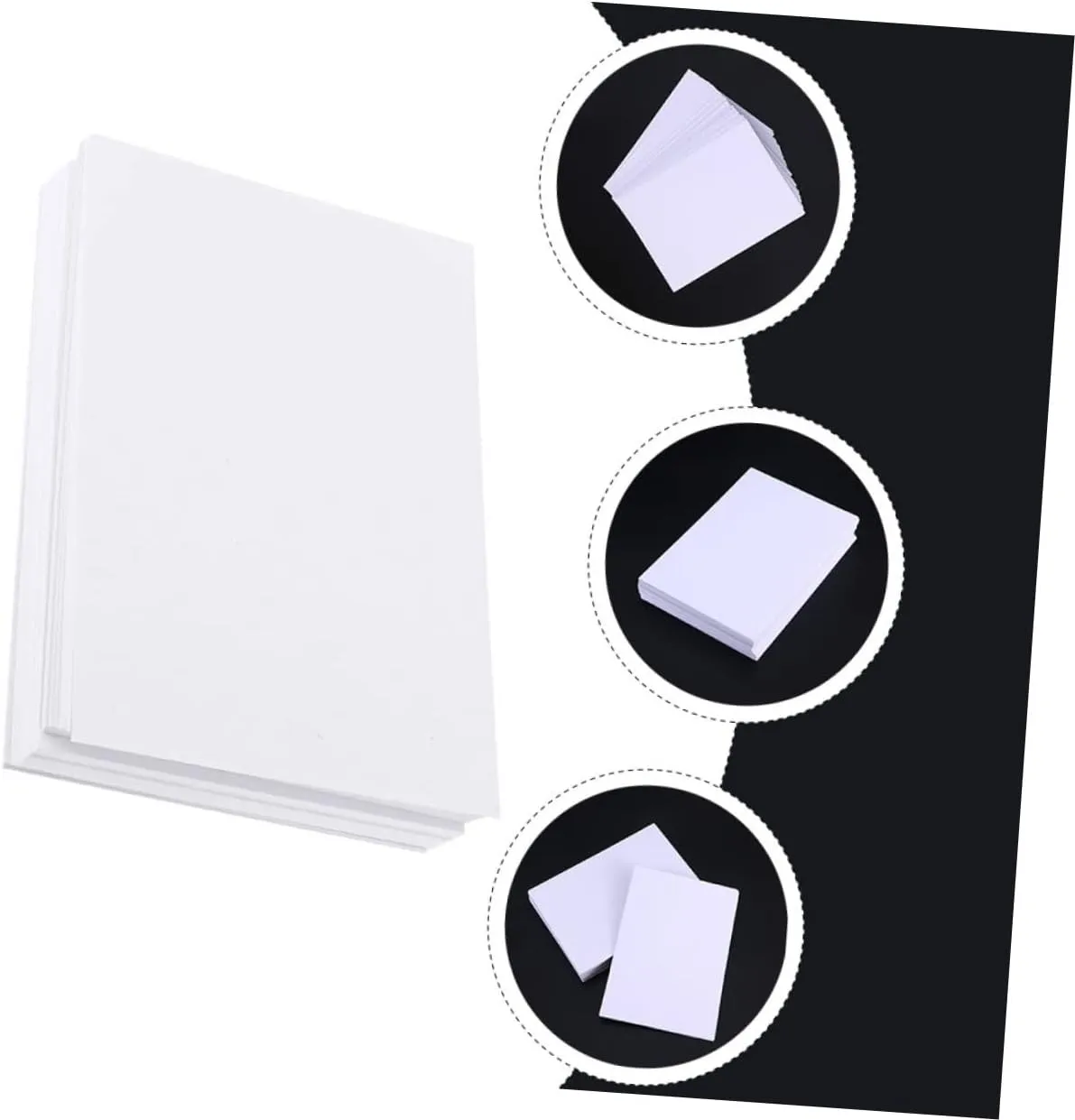 TEHAUX Drawing Papers Sketching Watercolor Papers 100 Sheets Bulk Pack Light Easy to Carry for Artists