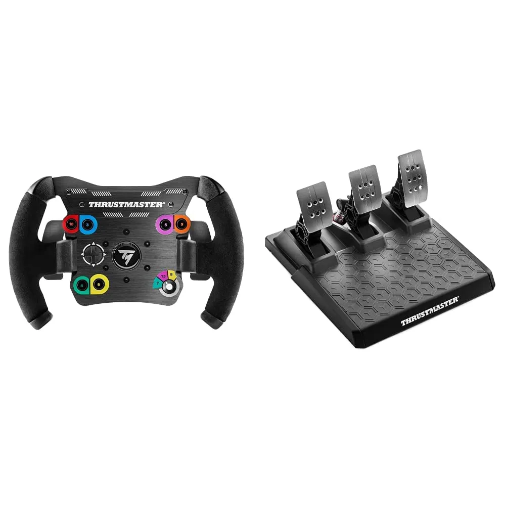Thrustmaster Open Wheel Add On (PS5, PS4, XBOX Series X/S, One, PC) & Thrustmaster T-3PM Racing Pedals (PS5, PS4, Xbox Series X/S, One and PC)