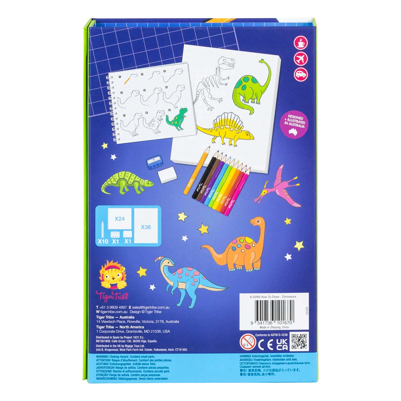 Tiger Tribe How to Draw Dinosaurs