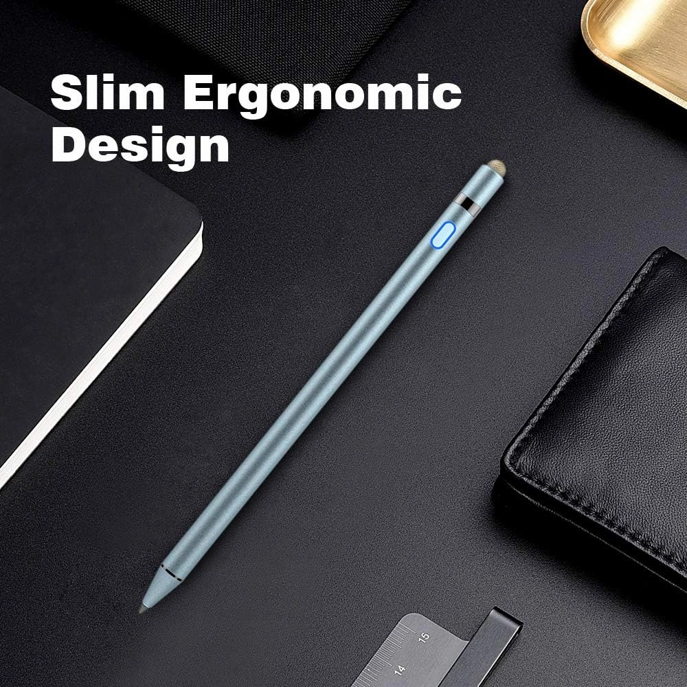 TiMOVO Stylus Pen for iPad 11th/10th/9th/8th/7th Generation, 20Hrs Work Palm Rejection iPad Pen Compatible with iPad Air 11"/13"(M3/M2)/5th/4th, Mini 6th/5th High Precise iPad Pencil 1st Gen, Sky Blue