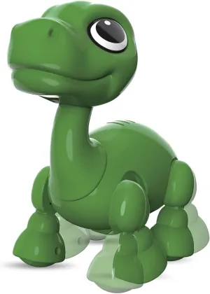 Tiny Movers Interactive Dino Toy, Motion-Controlled Pet, Green Dinosaur, Ages 3 