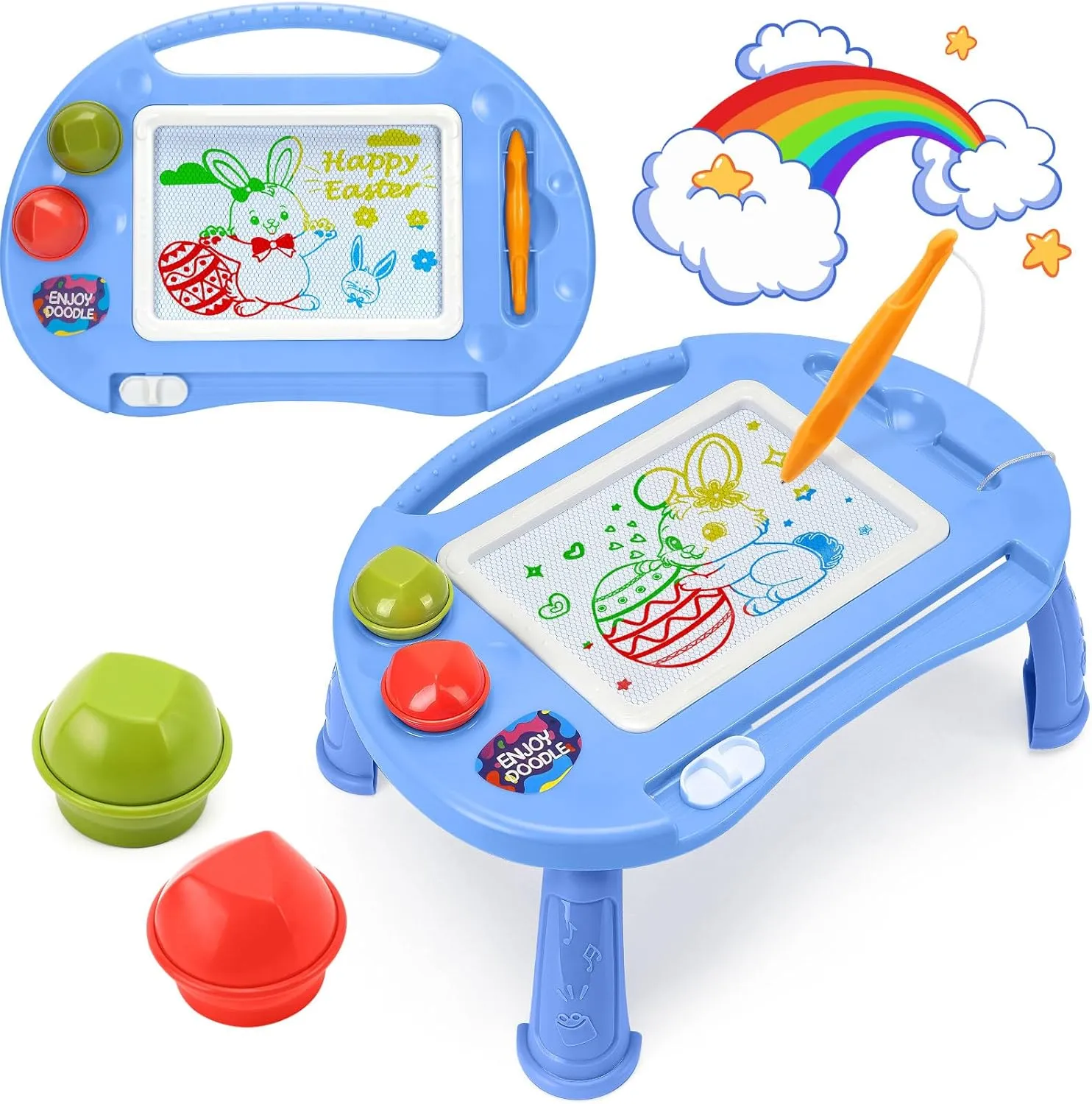 Toddler Toys,Toys for 1-2 Year Old Boys,Magnetic Drawing Board,Erasable Doodle Board for Kids,Educational Learning Toddler Baby 18 Months 1 2 3 Year Old Girl Boy Chistmas Birthday Easter Gifts