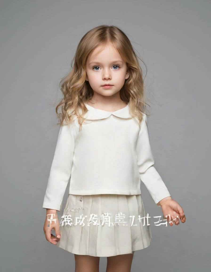 Toddler Kids Girls Boys Basic Peter Pan Collar Tee Shirt T-Shirts Tops Bottom Long Sleeve Solid Blouse