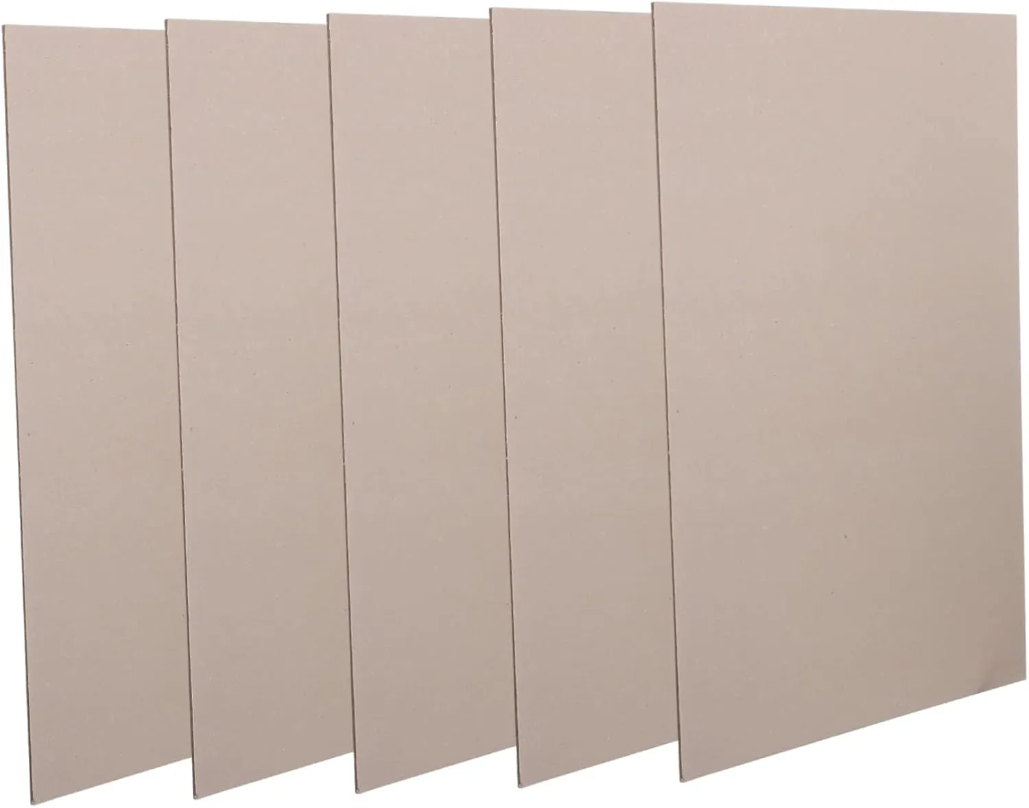 TOKIDNY 5pcs Thicken Grey Paperboard Double-Sided Cardboard for Boys and Girls Crafts Kindergarten Art Projects and Creative Painting Activities