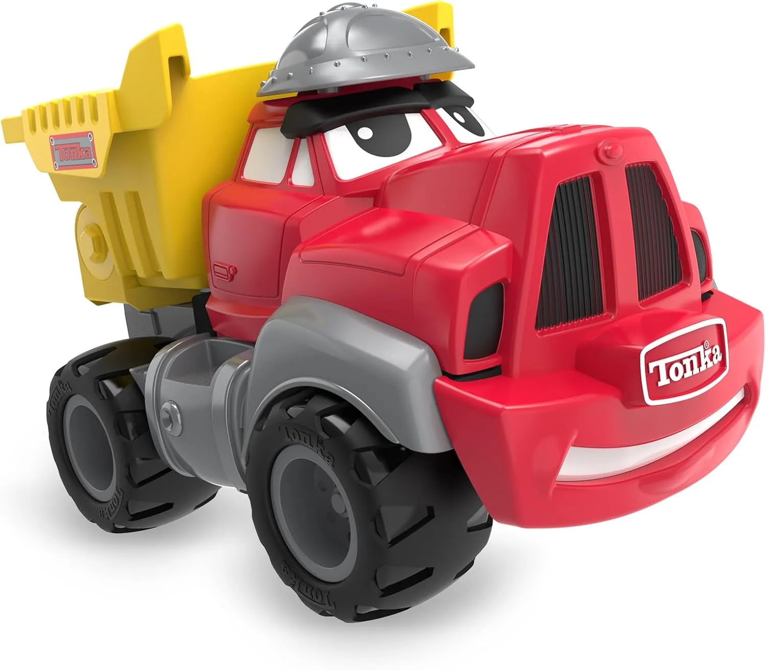 Tonka 06269 Interactive Talking Truck Toy for Toddlers Ages 2  - Made of Sturdy Plastic with 20  Sounds, Multicolor