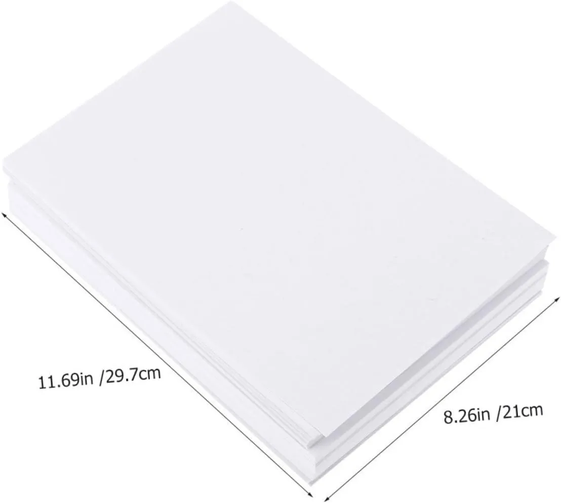 TOPPERFUN 100pcs Watercolor Paper for Drawing and Sketching Fine Textured Artists Paper for Students and Boys and Girls Creative Projects for Crafting and Graffiti