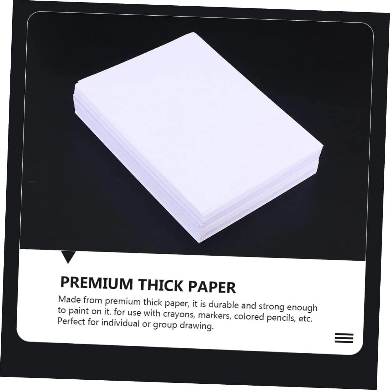 TOPPERFUN Watercolor Journal 100pcs Water Paper for Artists Drawing Paper Painting Accessories