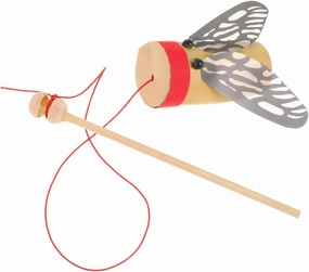 Totority Traditional Chinese Bamboo Cicada Toy for Toddlers and Kids 3pcs Diy Handmade Wooden Noise Maker, Enhances Hand-on Skills, Safe and Interactive Play, 5.90 * 3.14 * 4.72inch