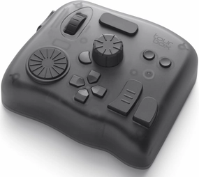 TourBox Elite - Bluetooth Controller for Video Photo Editing Color Grading, Davinci Resolve Speed Editor, Photoshop Lightroom Premiere FCPX After Effects Programmable Keyboard (Translucent)