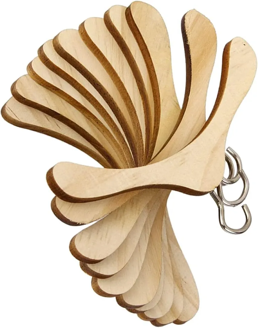 TOYANDONA 30 Pcs Doll Accessories Doll Closets Hangers Bjd Doll Hanger Kids Earrings Doll Clothing Rack Miniature Hangers Doll Outfit Hangers Wardrobe Hangers Wooden Child Baby Decorations