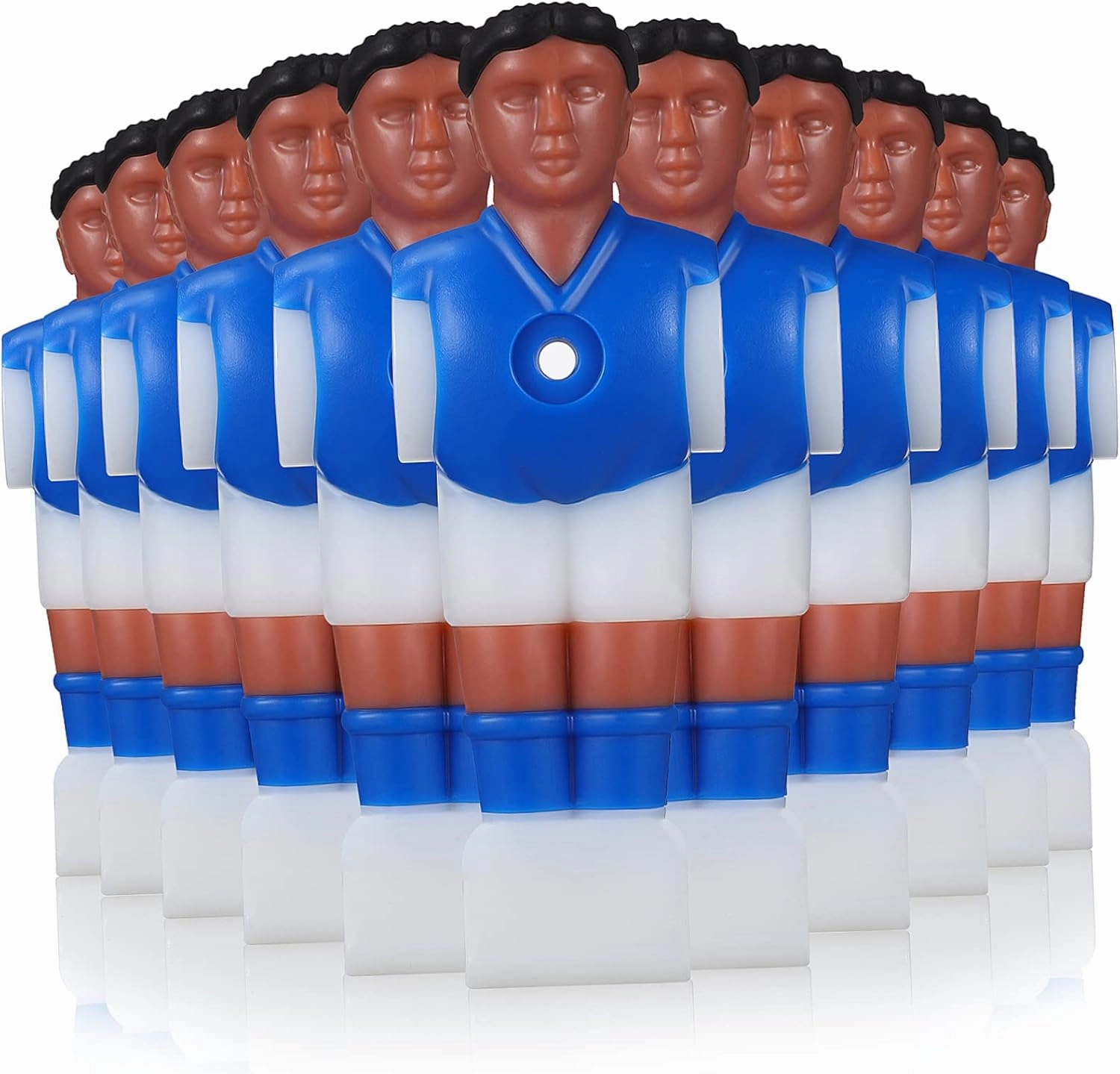 Toyvian 11pcs Foosball Player Figures Creative Table Football Accessories for Standard Tables Dolls Fine Workmanship for Game Replacement and Fun