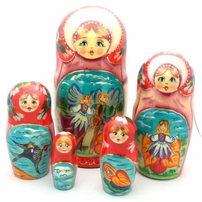 Tumbelina Nesting Dolls Fairy Tail Set