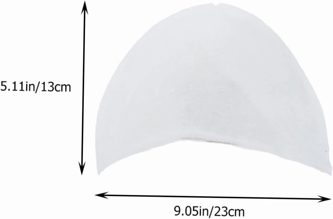 Uonlytech 50pcs Cotton Shoulder Pads Slip Sponge Shoulder Enhancers for Clothing Comfortable Fit for Unlined Garments for Everyday Use Versatile for Men and Women