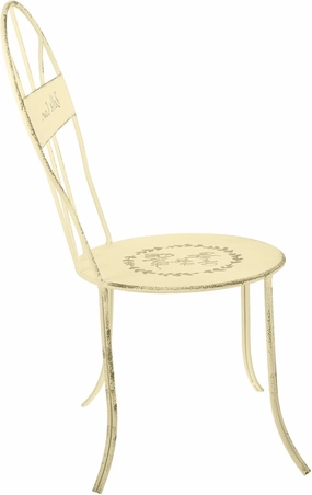 UPKOCH Miniature Doll House Chair Vintage Decorative Side Chair for Arrangement Cute Accessory for Playroom and Living Decor Retro Design