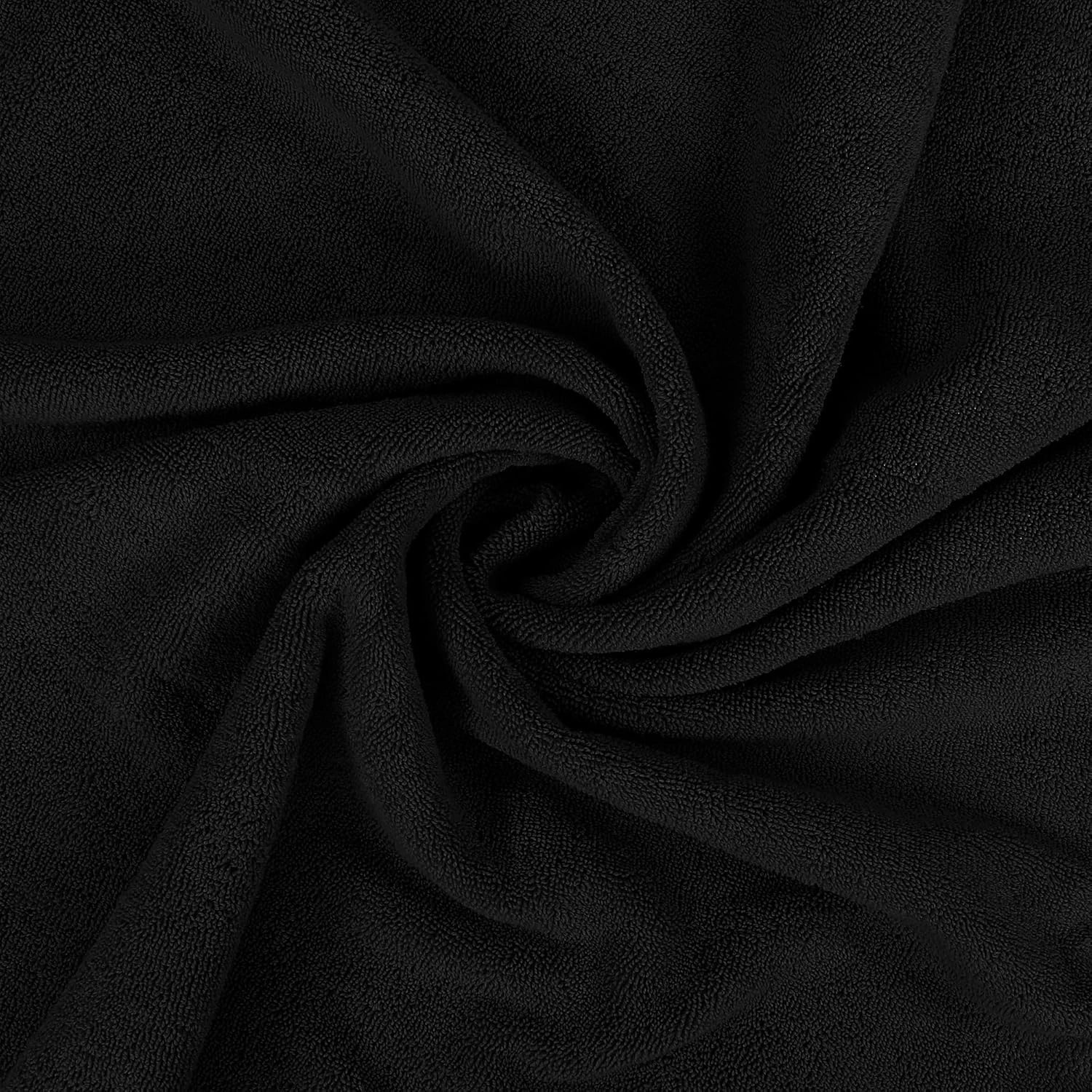 Utopia Towels - Luxurious Jumbo Bath Sheet 2 Piece - 600 GSM (35X70 Inches) 100% Ring Spun Cotton - Highly Absorbent and Quick Dry Extra Large Bath Towel - Super Soft Hotel Quality Towel (Black)
