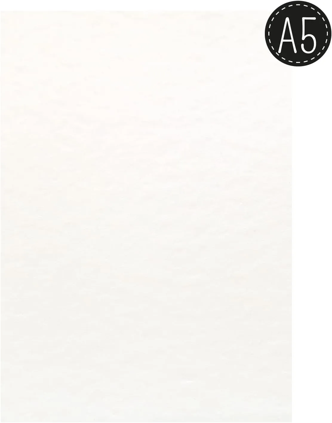Vaessen Creative Florence Watercolour Paper A5, Ivory, 300 GSM, Artist Grade Quality, Textured Surface, 100 Sheets for Painting, Handlettering, Art Projects