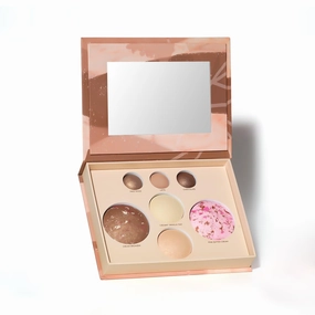 Velvety Smooth Baking Palette, Multi-purpose, Highly Pigmented Palette with Bronzing Powder, Eyeshadows and Blushes, Waterproof, Vegan & Cruelty-free.