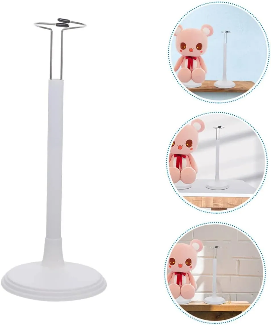 VICASKY 4pcs Sturdy Doll Stand Action Figure Display Stand Vertical Rack Easy to Use Perfect for Boys and Girls' Toys