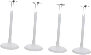 VICASKY 4pcs Sturdy Doll Stand Action Figure Display Stand Vertical Rack Easy to Use Perfect for Boys and Girls' Toys