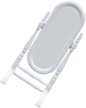 VICASKY Decorative Adorable Doll Mirror Wear Resistant Miniature Furniture Accessory for Dollhouse Play for Creating Fairy