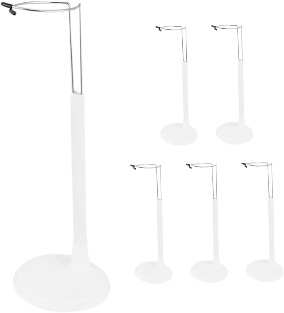 VICASKY Versatile Doll Storage Stand 6pcs Action Figure Display Stands Desk Model Holders Rack for Toys
