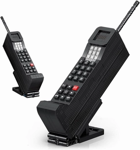 Vintage Telephone Mobile Phone Building Blocks with Mobile Phone Holder,Has Collectible Value,The Best Gift for 6 Children, Teenagers, and Adults,489PCS