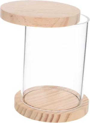VOSAREA Transparent Action Figures Display Box Storage Case for Dolls Collectibles Models Easy to Assemble Clear Display for Collectors Design