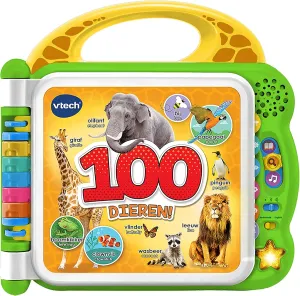 Vtech Baby - My First 100 Words - Discover and Meet 100 Different Animals - EN-EN - Educational Baby Toys - Sturdy and Sustainable Design - Age: 1 - 4 Years