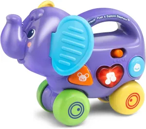VTech Push & Explore Elephant, Purple