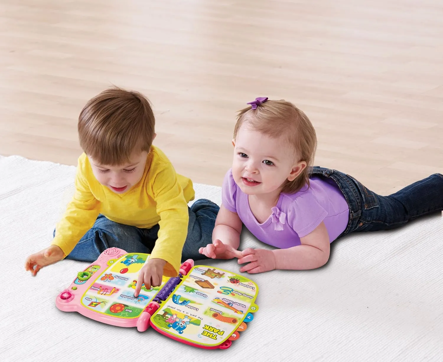 VTech Touch and Teach Word Book Amazon Exclusive, Pink