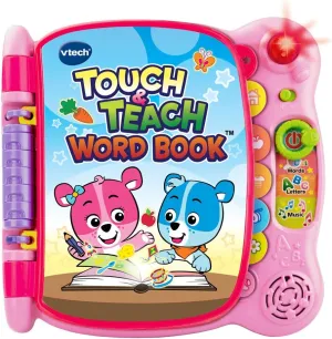 VTech Touch and Teach Word Book Amazon Exclusive, Pink