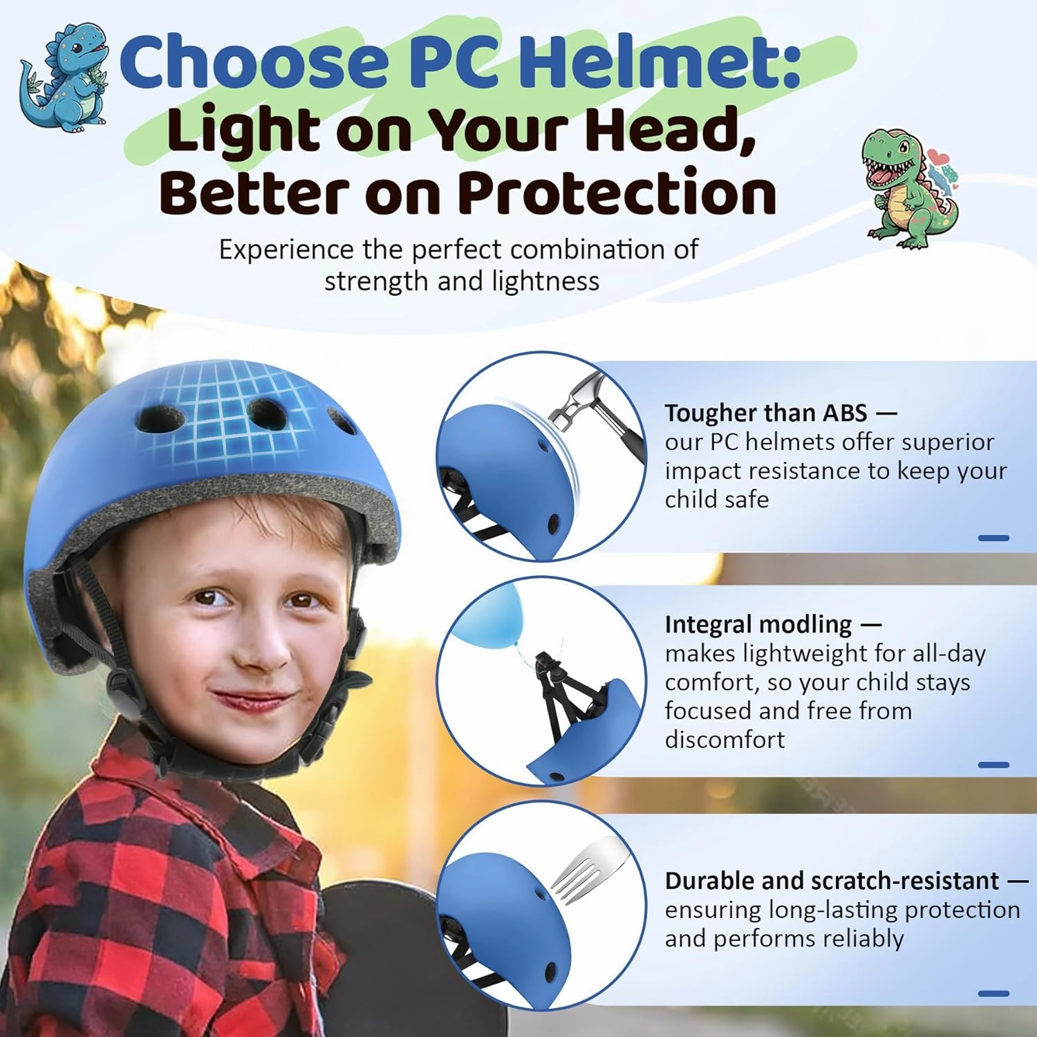 Vvinca Toddler Kids Bike Helmet for Ages 1-2-3-4-5-6-7-8 Years with DIY Stickers, Kids Helmet for Multi-Sport Skateboard Scooter Roller Skating Adjustable Birthday Gift for Child Girls Boys Safety