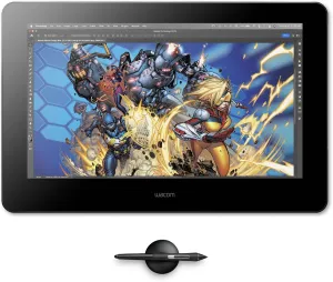 Wacom Cintiq Pro 16 Creative Pen and Touch Display (2021 Version) 4K Graphic Drawing Monitor with 8192 Pen Pressure and 98% Adobe RGB (DTH167K0A), Black