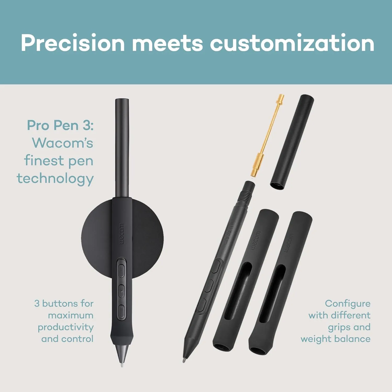 Wacom Intuos Pro Large Bluetooth Professional Graphic Drawing Tablet with Pro Pen 3, Compatible with Mac, Windows - 2025 Edition