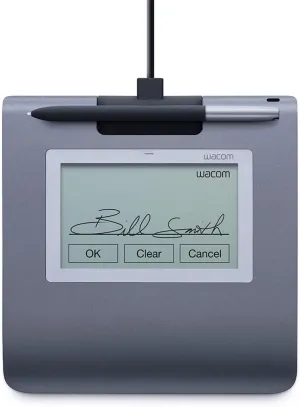 Wacom STU-430 4.5" Monochrome Signature Pad, 2540 lpi, 1024 Pressure Level, Pen,