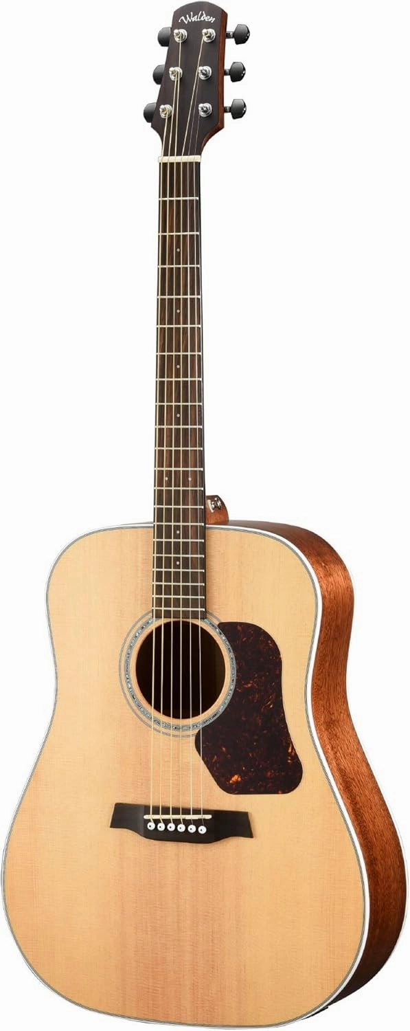 Walden D740E W/Gig Bag Natura All-Solid Sitka/Mahogany Dreadnought Acoustic-Electric Guitar - Satin Natural